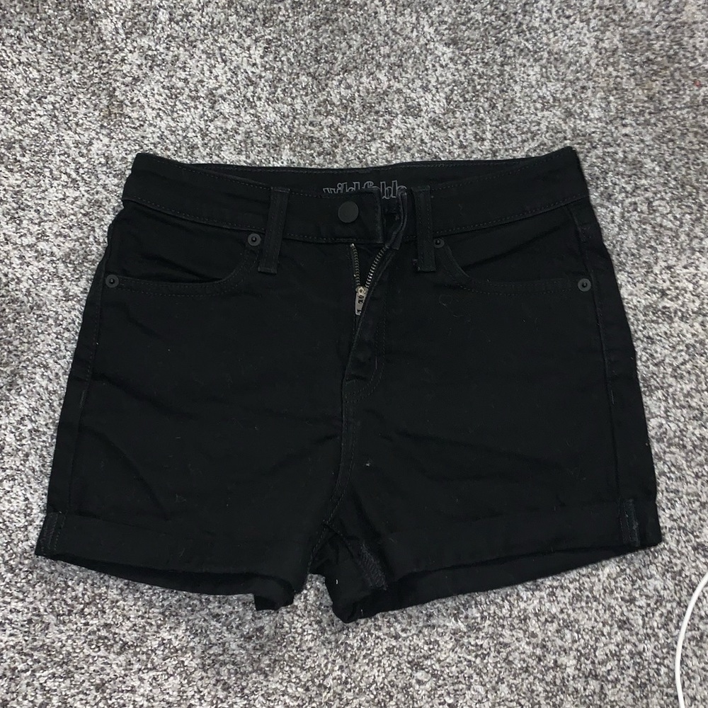 Womens wild fable high waisted jean shorts size 24